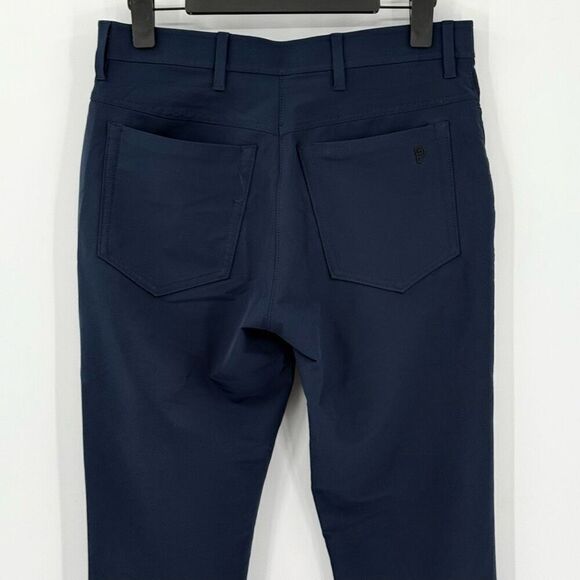 Public Rec Dealmaker Work Day Pants Slim Straight Fit Navy Blue Men 30x30 - Picture 5 of 9